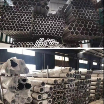 خرید 6061 6063 لوله آلیاژ آلومینیوم اکسترود شده گرد / مستطیلی 610 میلی متر online manufacture