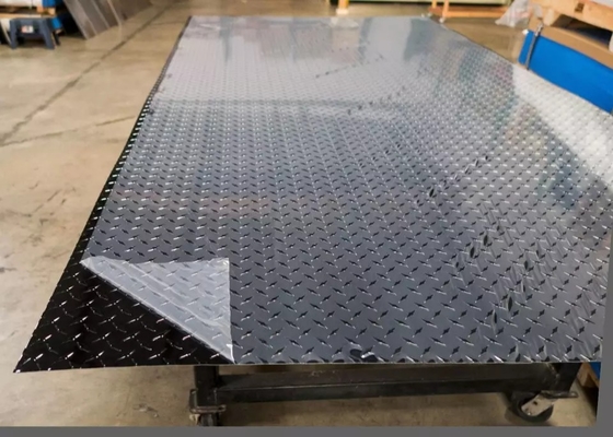 ورق صفحه چکر آلومینیومی 4x8 جلا 1060 H24
