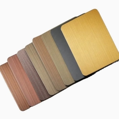 GB / ASTM استاندارد 201 صفحه فولاد ضد زنگ سرد / گرم 1000mm 1219mm 1500mm عرض